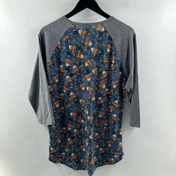 LuLaRoe Randy Tee Woodland Animal Print Raglan Top Size XL - Picture 6 of 6